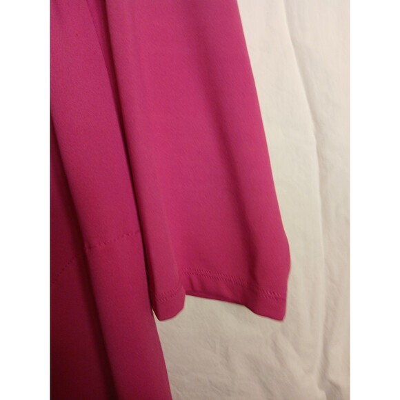 Cuddl Duds Pink Nitegown Oversized T-shirt XS Front Lace-up Detail Pockets - Picture 6 of 16